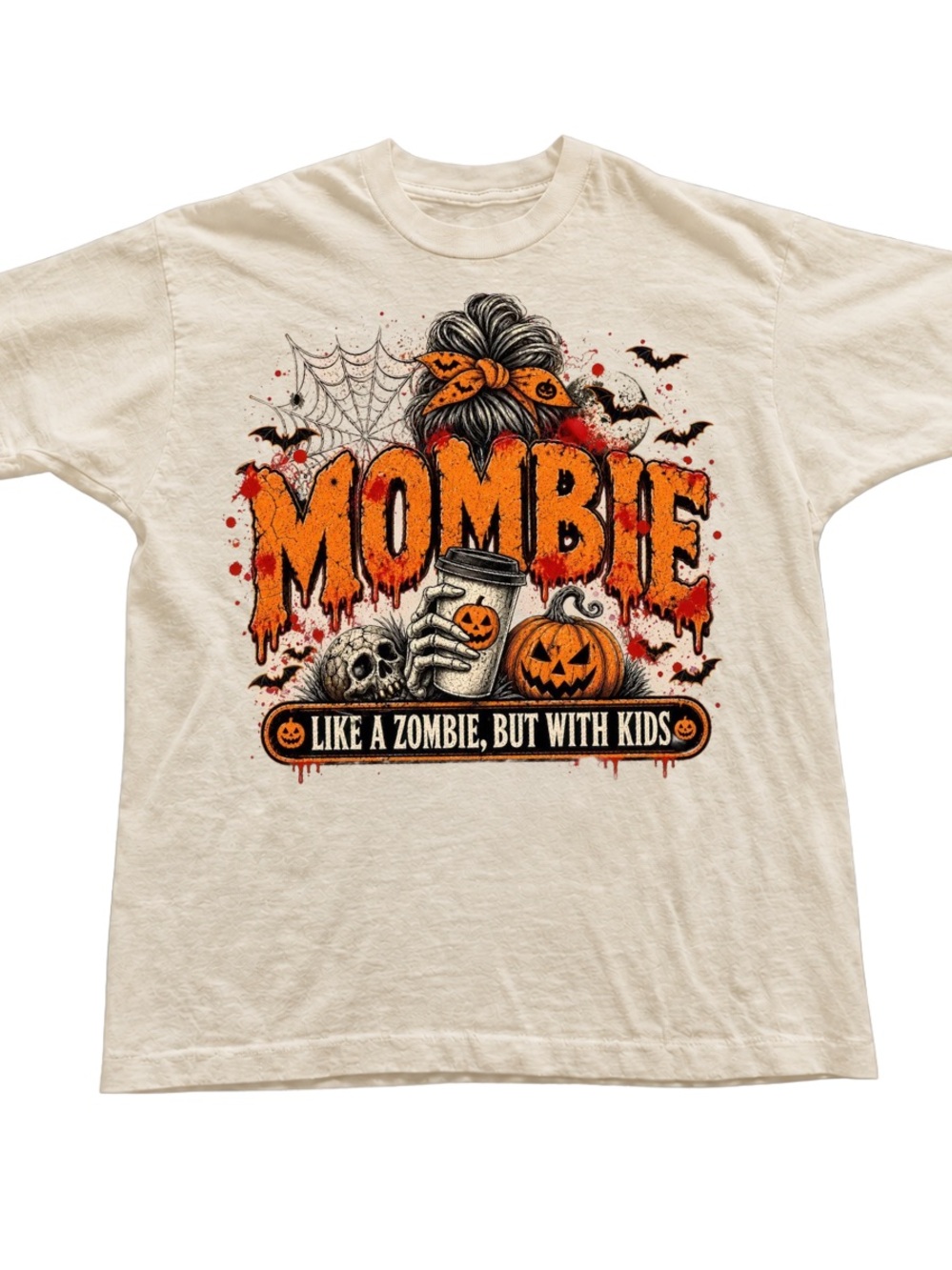 Zombie Mom Graphic Tee - Off White